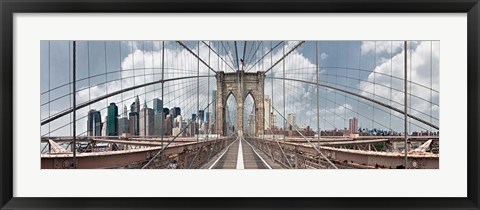 Framed Brooklyn Bridge Print