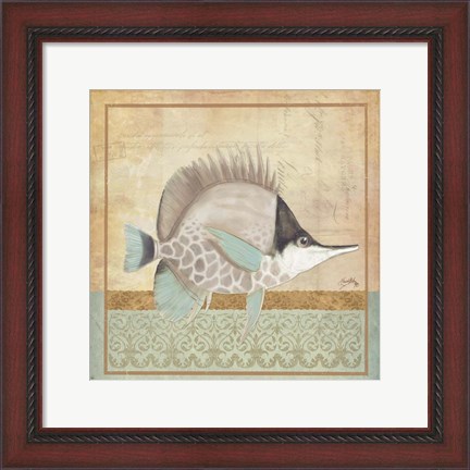 Framed Vintage Fish IV Print