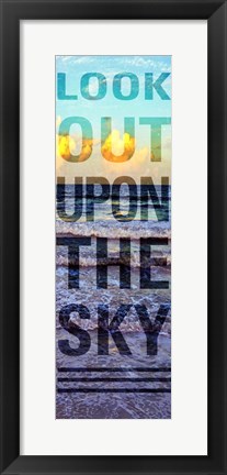 Framed Sea and Sky II Print