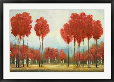Framed Autumn Reds Print