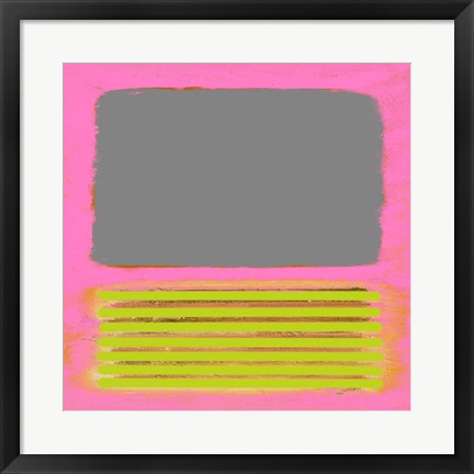 Framed Pink Metamorphosis Print