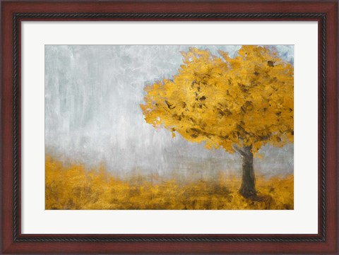 Framed Yellow Eternal Tree Print