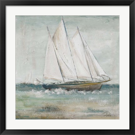 Framed Cape Cod Sailboat II Print