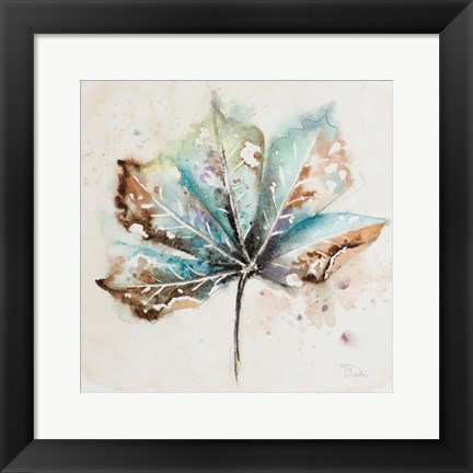 Framed Global Leaves I Print