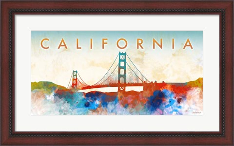 Framed California Gate Print