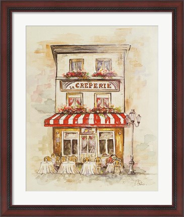 Framed Cafe Du Paris II Print