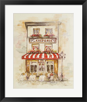Framed Cafe Du Paris II Print