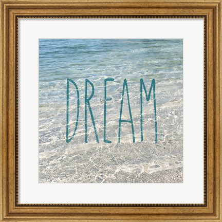 Framed Dream In The Ocean Print