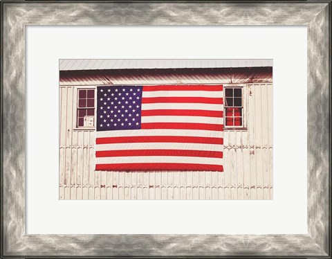 Framed American Barn Print