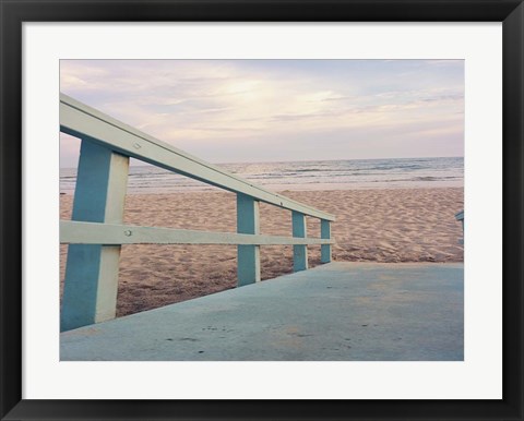 Framed Down to the Beach Print