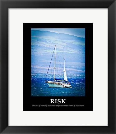 Framed Risk Print