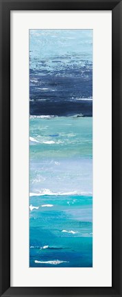 Framed Blue Palette Panel I Print