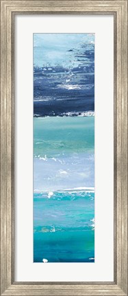 Framed Blue Palette Panel II Print