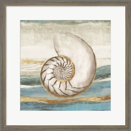Framed Pacific Touch I Print