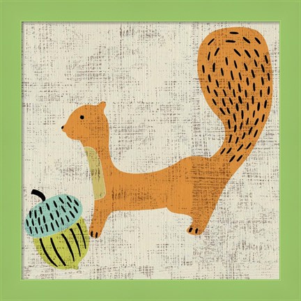 Framed Ada&#39;s Squirrel Print