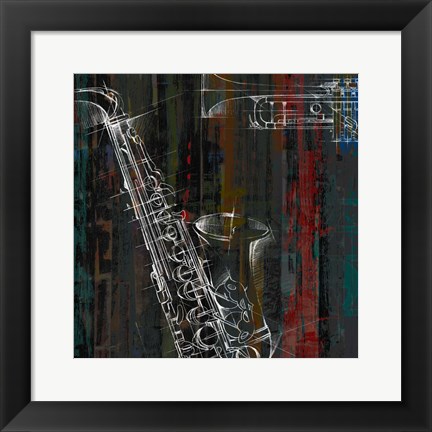 Framed That Jazz II Print