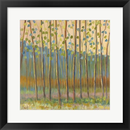 Framed Through Pastel Trees Print