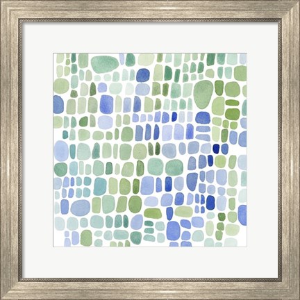 Framed Series Sea Glass No. II Print