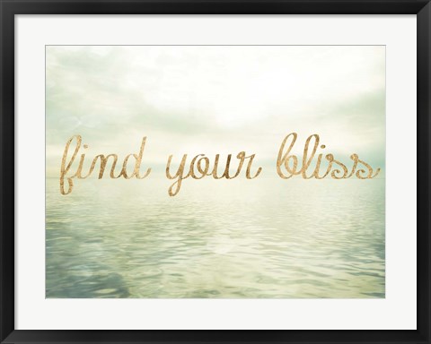 Framed Water Bliss I Print