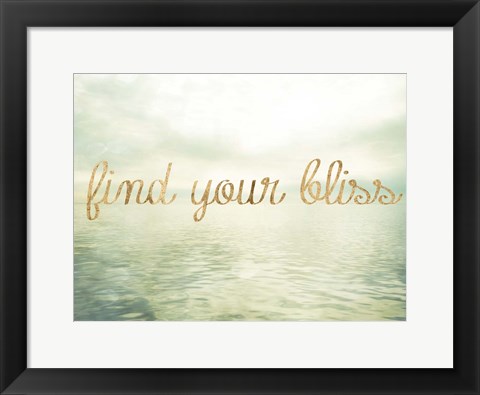 Framed Water Bliss I Print