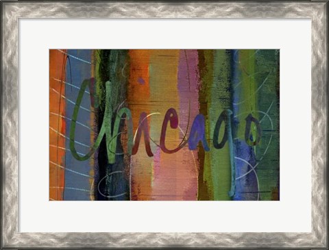Framed Abstract Chicago Print