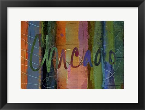 Framed Abstract Chicago Print