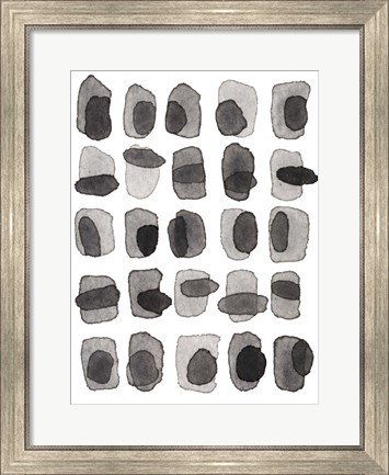 Framed Grey Slate II Print