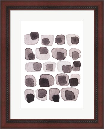 Framed Grey Slate IV Print