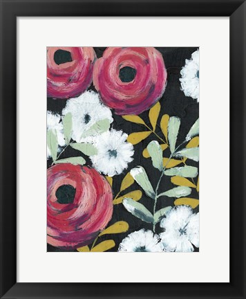 Framed Flor de Color I Print