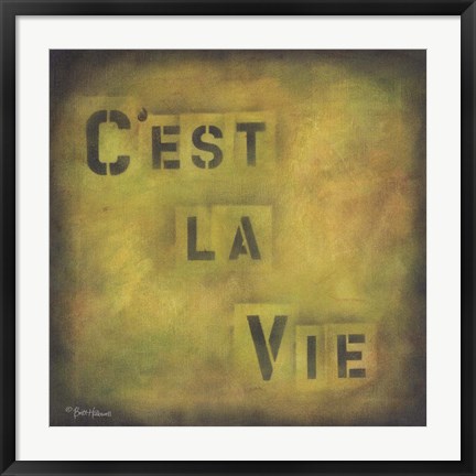 Framed French Battle Cry Print