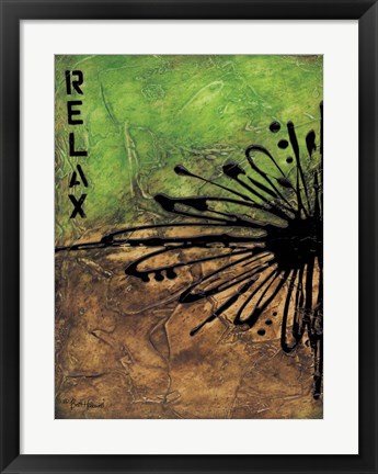 Framed Relax Print