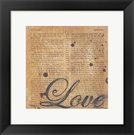 Framed Love Print