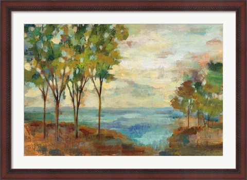 Framed View of the Lake Print