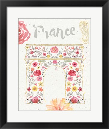 Framed Paris Blooms II Print
