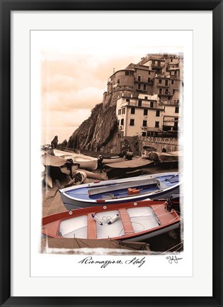Framed Riomaggiore, Italy Print