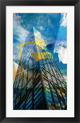 Framed Hancock Building, Chicago Print