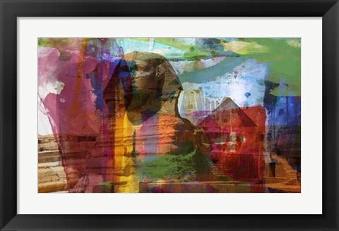 Framed Pharaohs &amp; Pyramids I Print