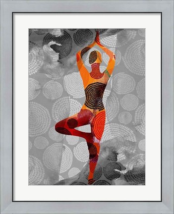 Framed Yoga Pose I Print