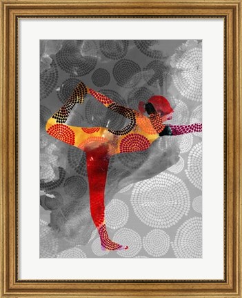 Framed Yoga Pose II Print
