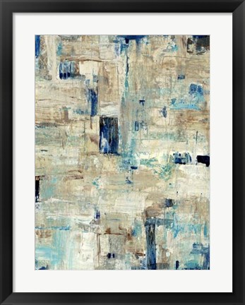 Framed Aqua Separation II Print