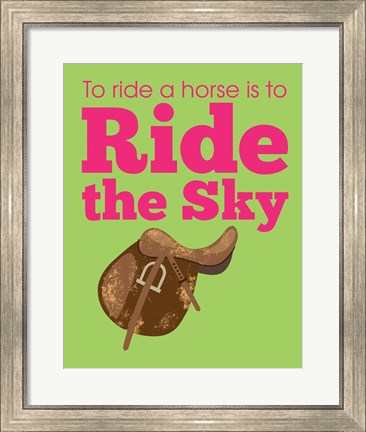 Framed Ride the Sky Print