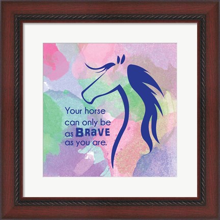 Framed Horse Quote 14 Print