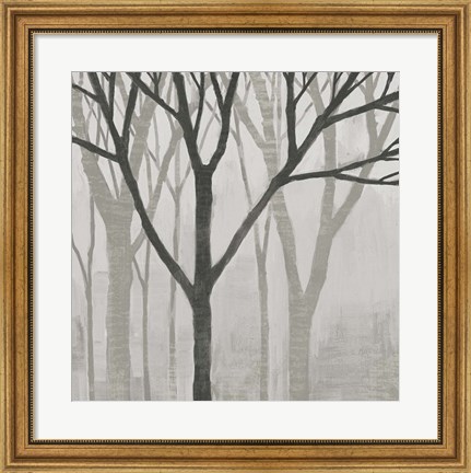 Framed Spring Trees Greystone II Print
