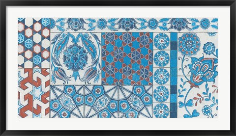 Framed Turkish Tiles Print