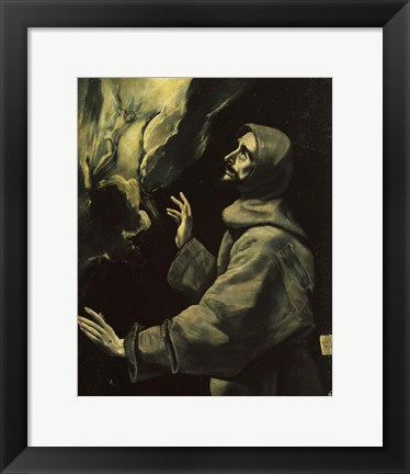 Framed St Francis of Assisi Print