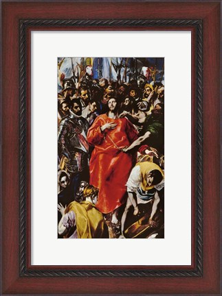 Framed Despoiling of Christ Print