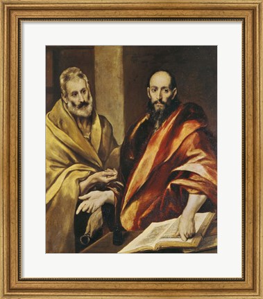 Framed Saints Peter and Paul Print