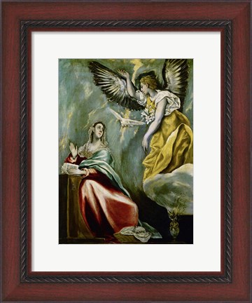 Framed Annunciation c. 1600 Print