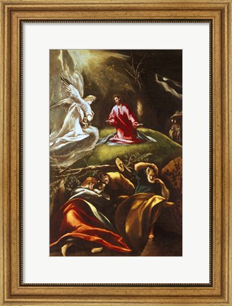 Framed Christ&#39;s Agony in the Garden Print