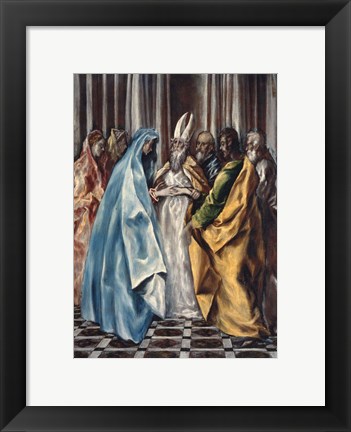 Framed Marriage of the Virgin, c. 1612-1614 Print